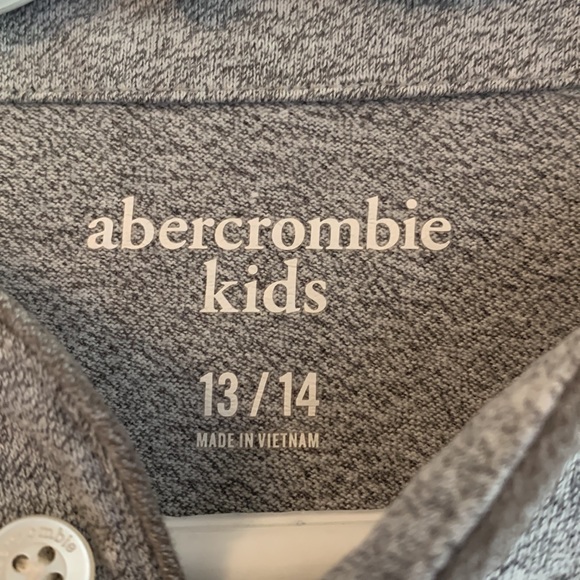 Abercrombie & Fitch Henley long sleeve two tone boys 13-14 - Picture 3 of 9